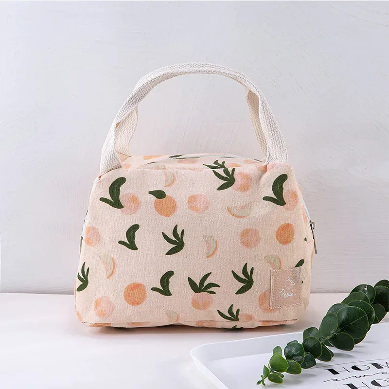 Insulated Thermal Lunch Bag - Portable Picnic Tote