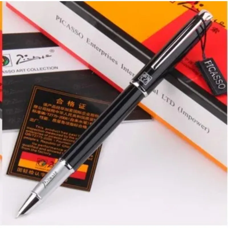 Luxury Picasso 916 Financial Pen Extra Fine Hooded Nib 0.38mm Fountain Pen High-end Writing Stationery Gift Pens with a Gift Box pen set 0 38mm ef tip student writing with 2 sticks plus 4 replacement ink capsules can be issued