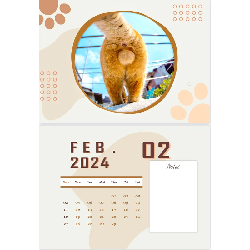 Calendrier de Trou de Chat 2024, Calendrier de Boules de Chat 25 X