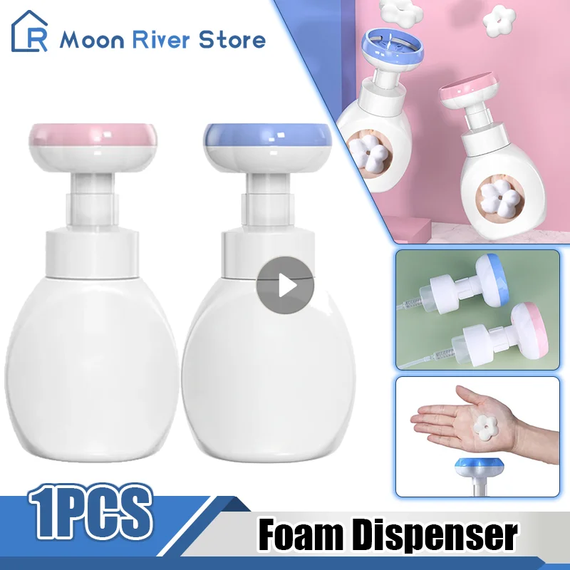 Flower Shaped Foam Dispenser Hand Soap Foam Hand Dispenser Stamp Foaming Soap For Kids soap dispenser foaming soap dispenser foam pump bottle