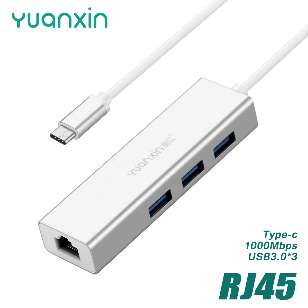 

YUANXIN USB Ethernet Adapter USB 3.0 1000Mbps Network Card to USB RJ45 Lan for PC Xiaomi Mi Box 3/S Nintend Switch Ethernet USB