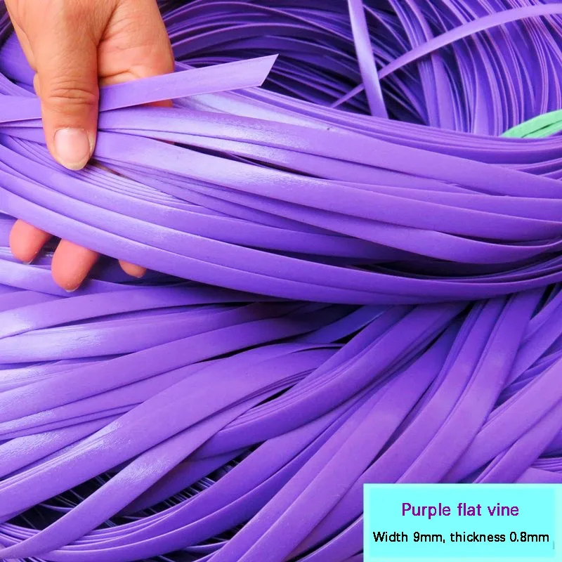 DIY Material Rope PE Vine Woven Material Woven Basket Plastic Strip Hanging Basket Repair