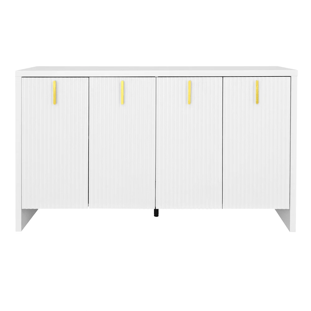 Minimalistisches schwarzes Sideboard. Die perfekte Kombination aus flexiblem Stauraum und elegantem Design. Das Sideboard mit verstellbaren Trennwänden – Detail 29