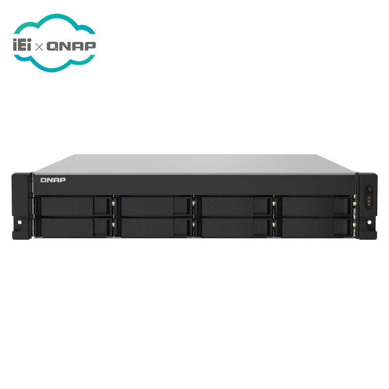 

QNAP TS-832PXU Quad-core 1.7GHz rackmount NAS with dual 10GbE SFP+ and dual 2.5GbE ports for SMB IT environments