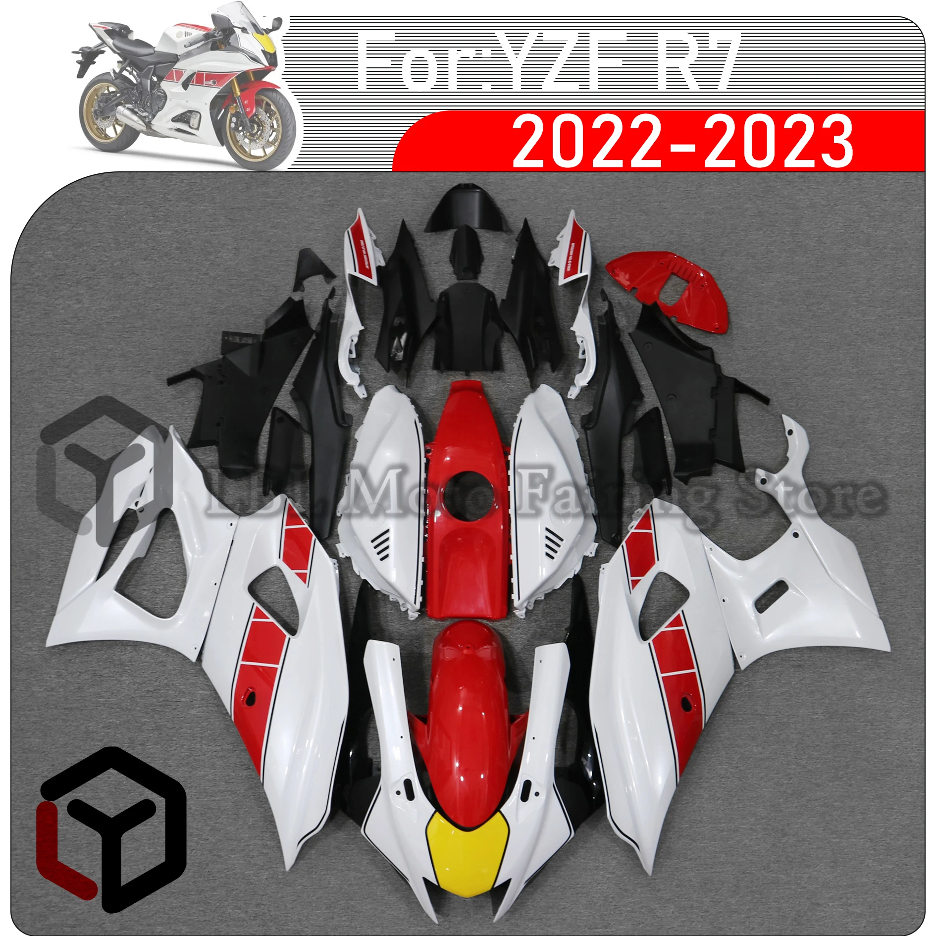 

Motorcycle ABS Injection Bodywork Fairing Kit For YAMAHA YZF700 YZF R7 YZFR7 2022 2023 Motorcycle Shell Fairing Spoiler Bodywork