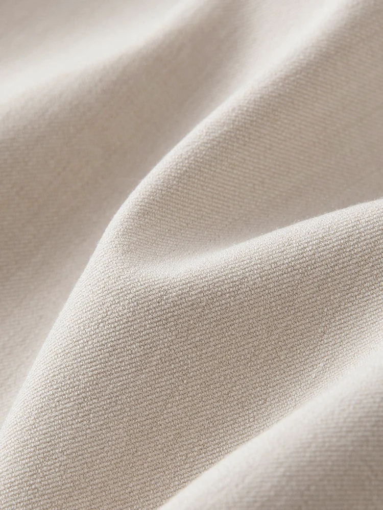 ZIQIAO Commuter Style High-end Collarless Suit Jacket for Women Autumn New Design Casual Temperament Loose Blazers Coat Female