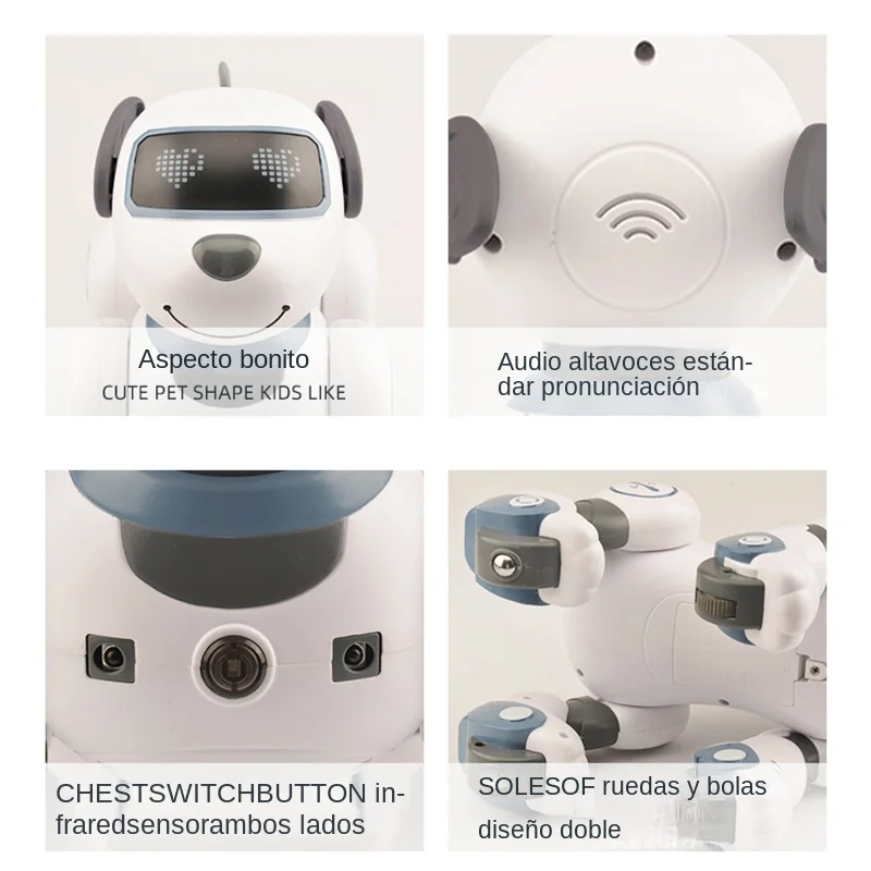Intelligent Robot Dog Remote Control Stunt Smart Robots for Children Boys Kids Creative Birthday Gift