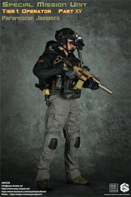 1/6フィギュアSpecialMissionUnit Easysimple Easy&Simple CST Special Mission Unit Operator Soldier 1/6