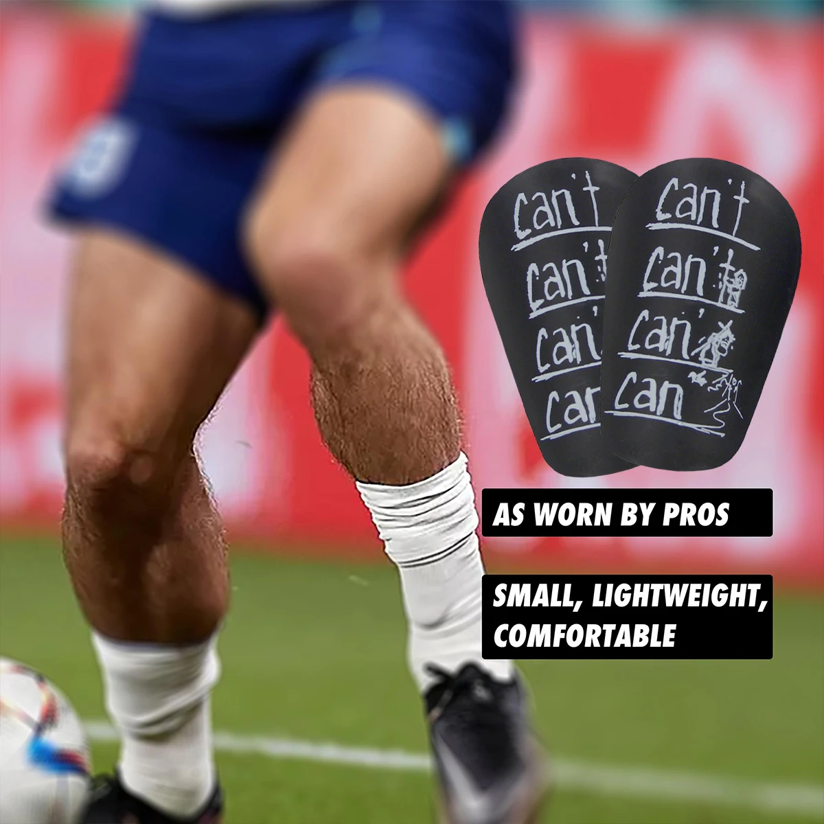 MINI leg pads ultra-light and durable high-quality PET material best football companion 1 pair
