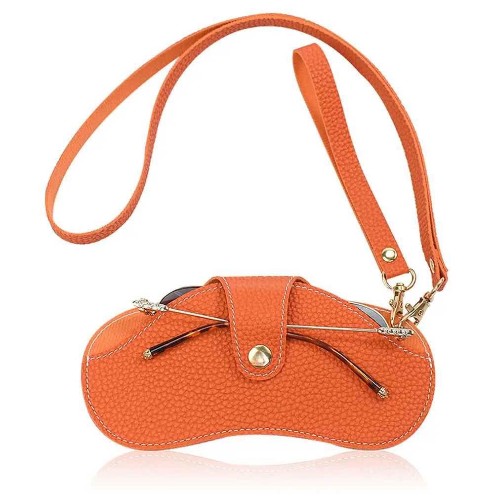 Buckle Design PU Leather Glasses and Sunglasses Case