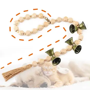 Potty Training Pet Doorbell No More Accidents at Home with Dog Bell Effective Hand Woven Dog Doorbell Quick for Potty for Small 6