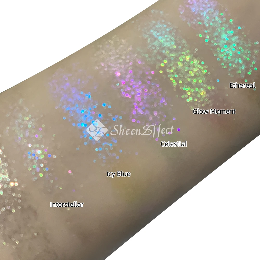 Sheeneffect Glitter Body Face Diamond Dry Oil Body Glitter Highlighter Body Shine Glitter Makeup For Face 6