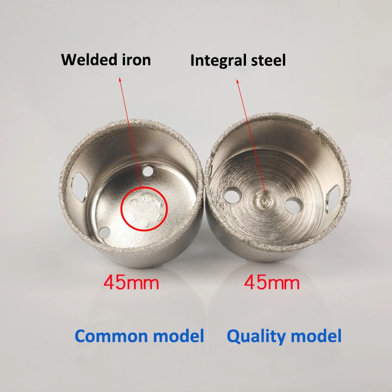 1pcs Full-size 2-160mm Saw Hole Drill Bit Diamond Drill Bit Diamond Coated Electroplated Glass Bit Cutter Tile Marble Diamond Glass Hole Opener