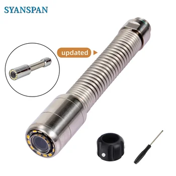 SYANSPAN 23mm Pipe Inspection Camera Accessoires, Drain Pipeline Industrial Endoscope Camere 12LED Single lens without pulley 1
