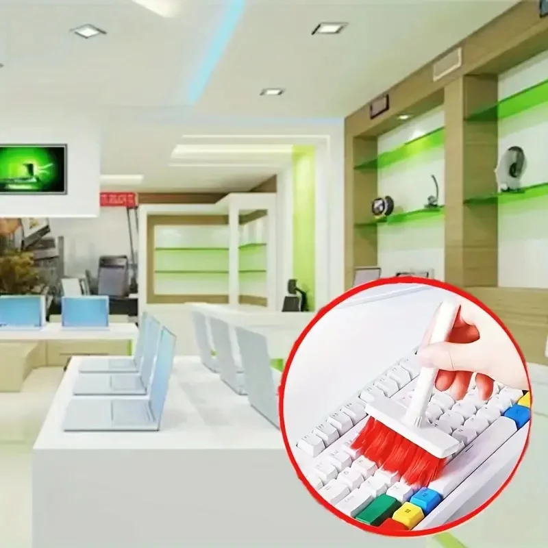 5-in-1 Computer Keyboard Cleaner Brush Kit Earphone Cleaning Pen For Headset Keyboard Cleaning Tools Cleaner Keycap Puller Kit