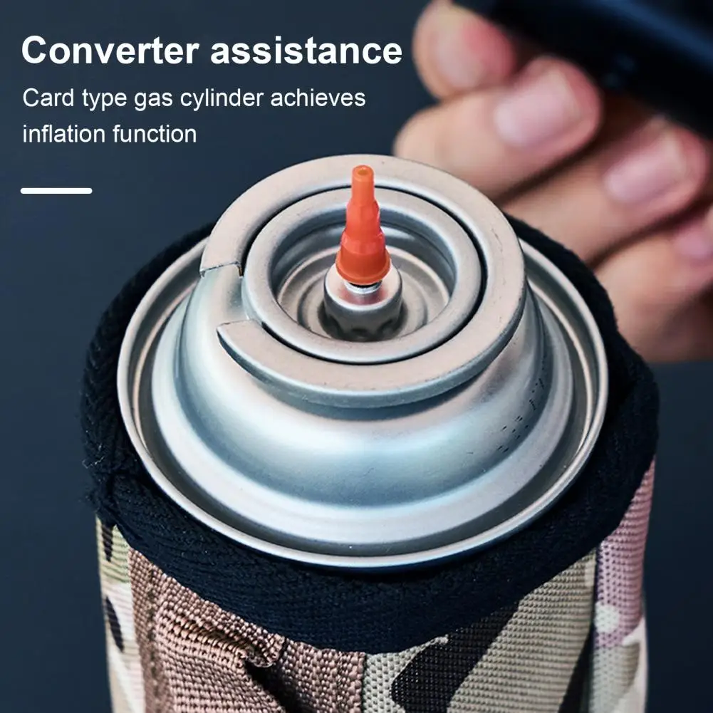 1.8*0.7cm Outdoor Gas Tank Adapter Butane Tank Nozzle Camping Cassette Gas Flamethrower Refill Connector Converter Tip