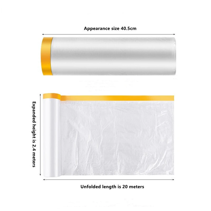 Disposable Dust Cover Furniture Dust Cover Plastic Cover Tape