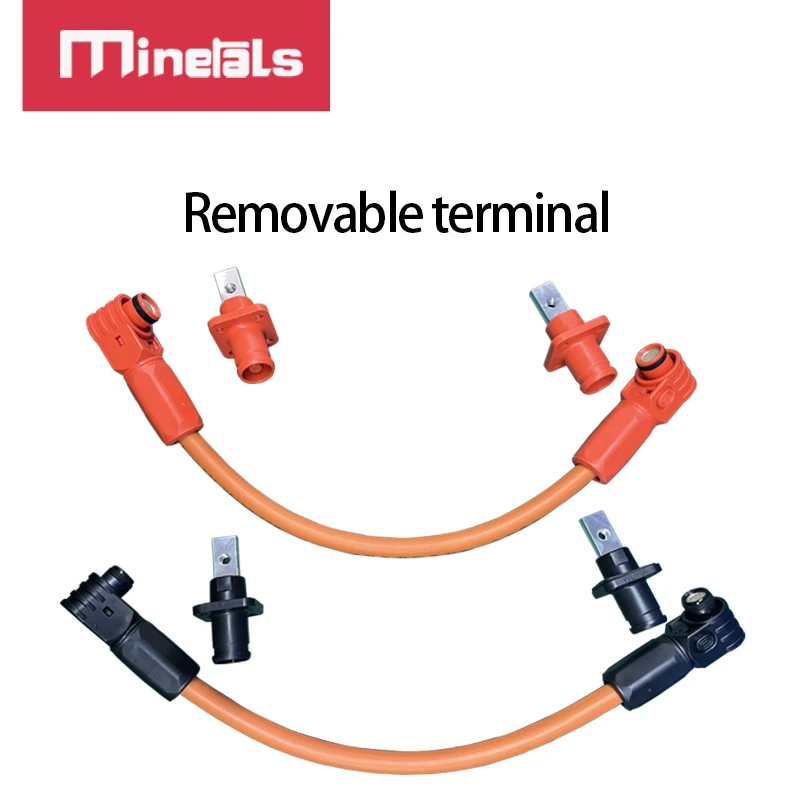 Conector de Armazenamento de Energia da Bateria com 30cm Cabo Terminal Plug Conector de Alimentação de Cotovelo de Núcleo de Cobre para rv Agregado Familiar 120a 200a - Image 4