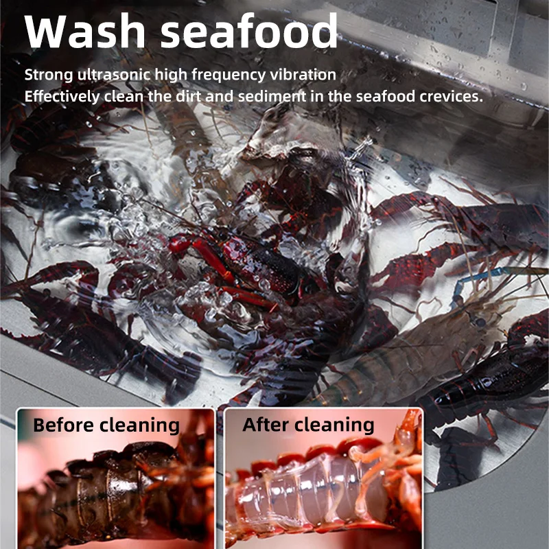 Ultrasonic Dishwasher Portable Household Sink Dishwasher No Installation Dishwasher Automatic Cleaning Machine 6