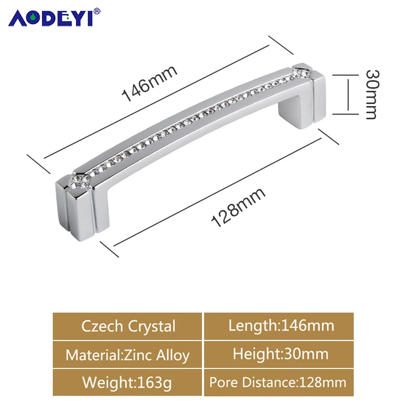 146 mm Chrome Handle