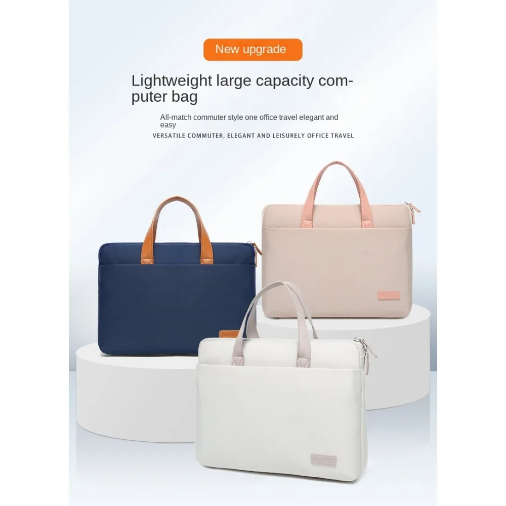 

Waterproof Notebook Sleeve Protective Shoulder Case For 13.3 15.6 inch Tablet Bag Portable Laptop Bags Women Men Briefcase