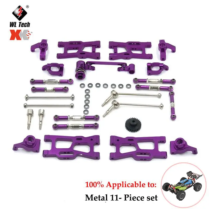 For WLtoys 144010 144001 144002 124017 124019 RC Car, Metal Conversion Parts, Upgrade Kits, Wearing Parts Replacement 6