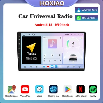 Universal 2Din Radio coche Android 15 GPS Carplay reproductor Multimedia automático para Toyota Volkswagen Hyundai Kia Suzuk Nissan Honda Audi 1