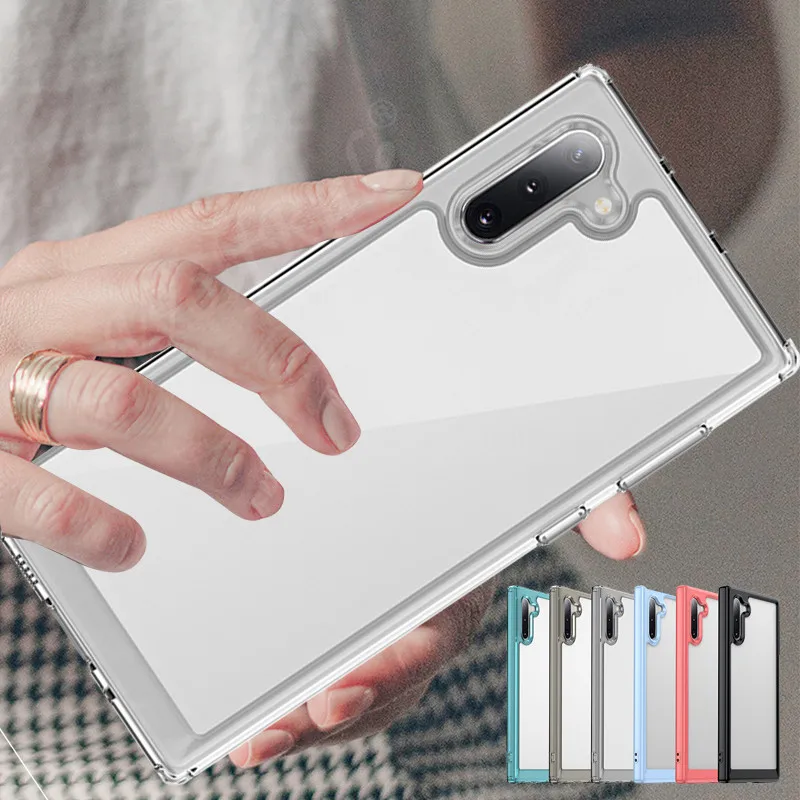 Per Samsung Galaxy Note 10 Custodia Cover Samsung Note 10 Capas Antiurto Trasparente Trasparente Fundas Samsung Note 10 Plus 20 Ultra