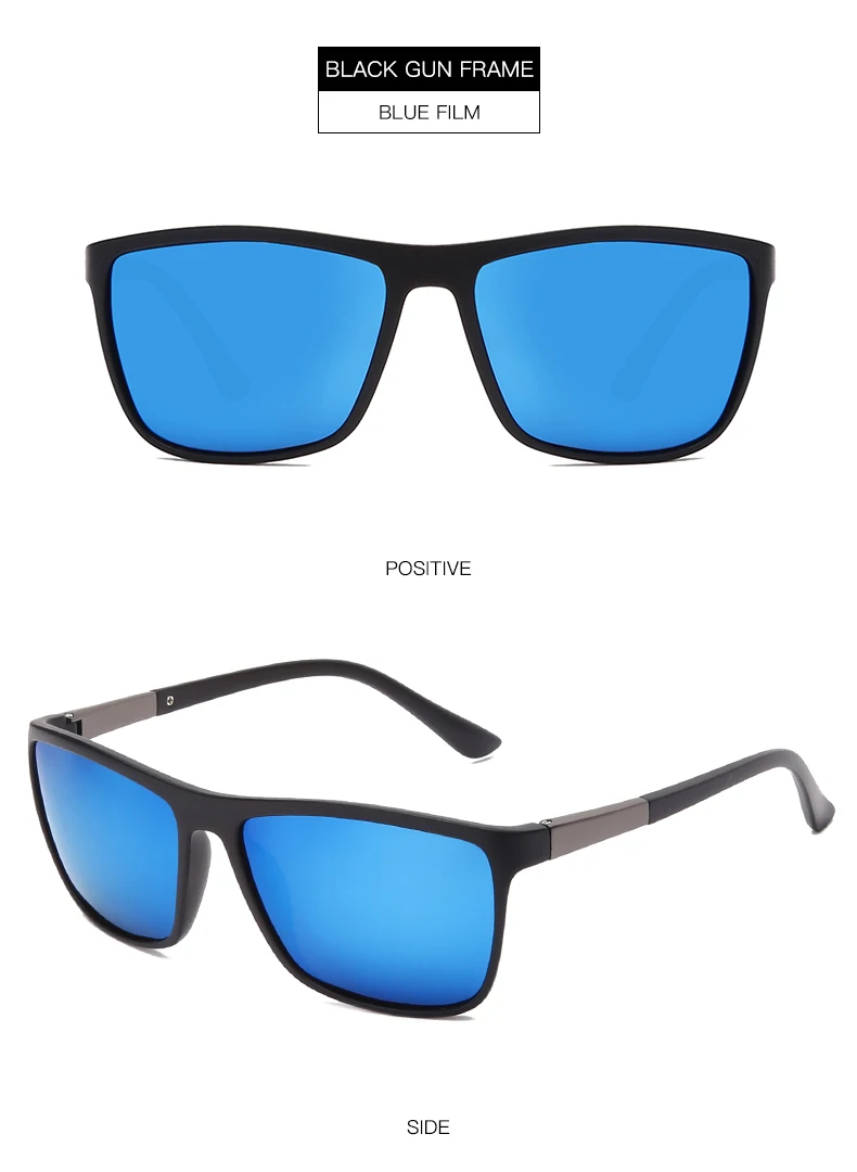 2022 Platz Polarisierte Sonnenbrille Männer Fahren Sung Klassische Retro Marke Designer Sun G Blau Spiegel Objektiv Unisex_voghion.com