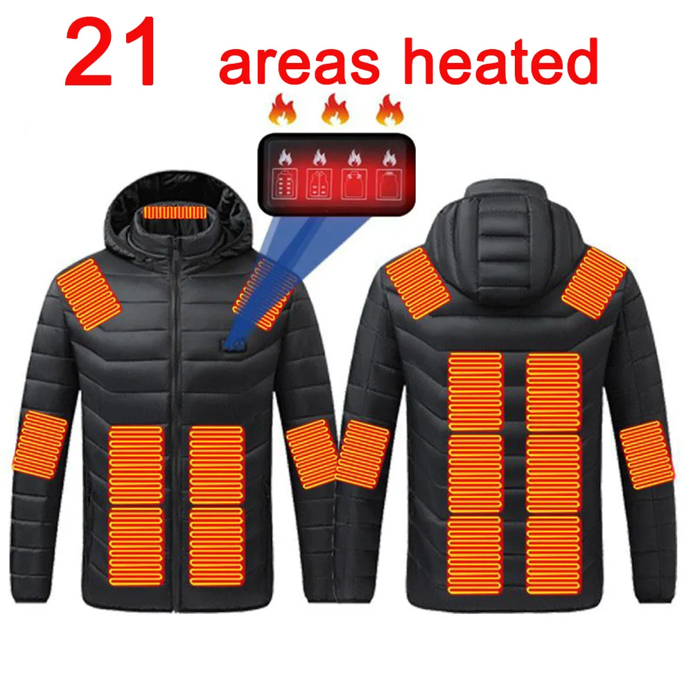 Giacche Giubbotto Riscaldato Giacca Riscaldata Da Uomo 19 Aree