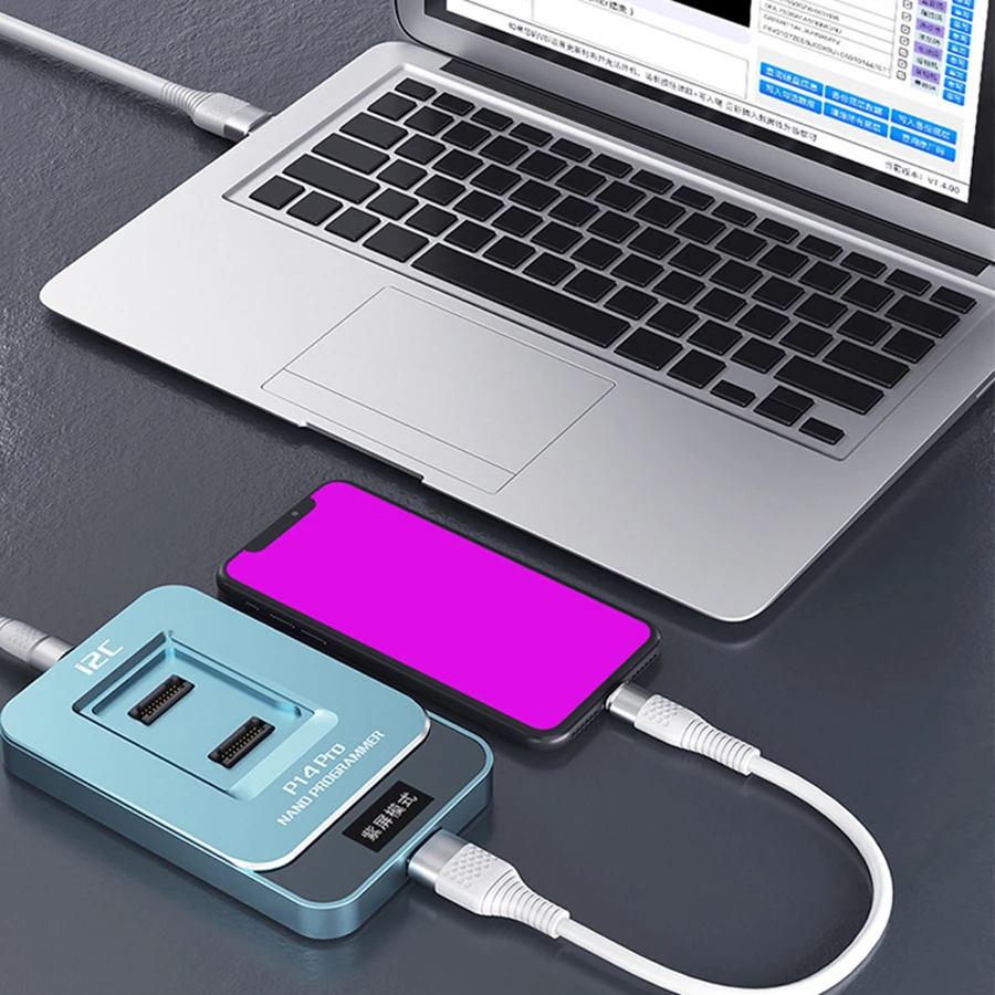 High Quality i2c-P14Pro Hard Disk Repair Device Intelligent Modular Hard Disk Programmer Upgrade Purple Screen Wifi Repair Tools