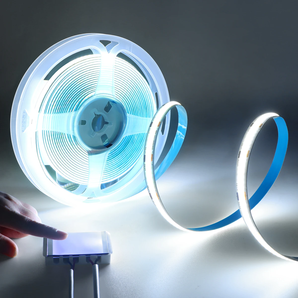 12V COB Led Strip Lights Vanity Makeup Mirror Light Led Lights for Room Bathroom Decor Touch Sensor Dimmable LED Mirrors Lamp