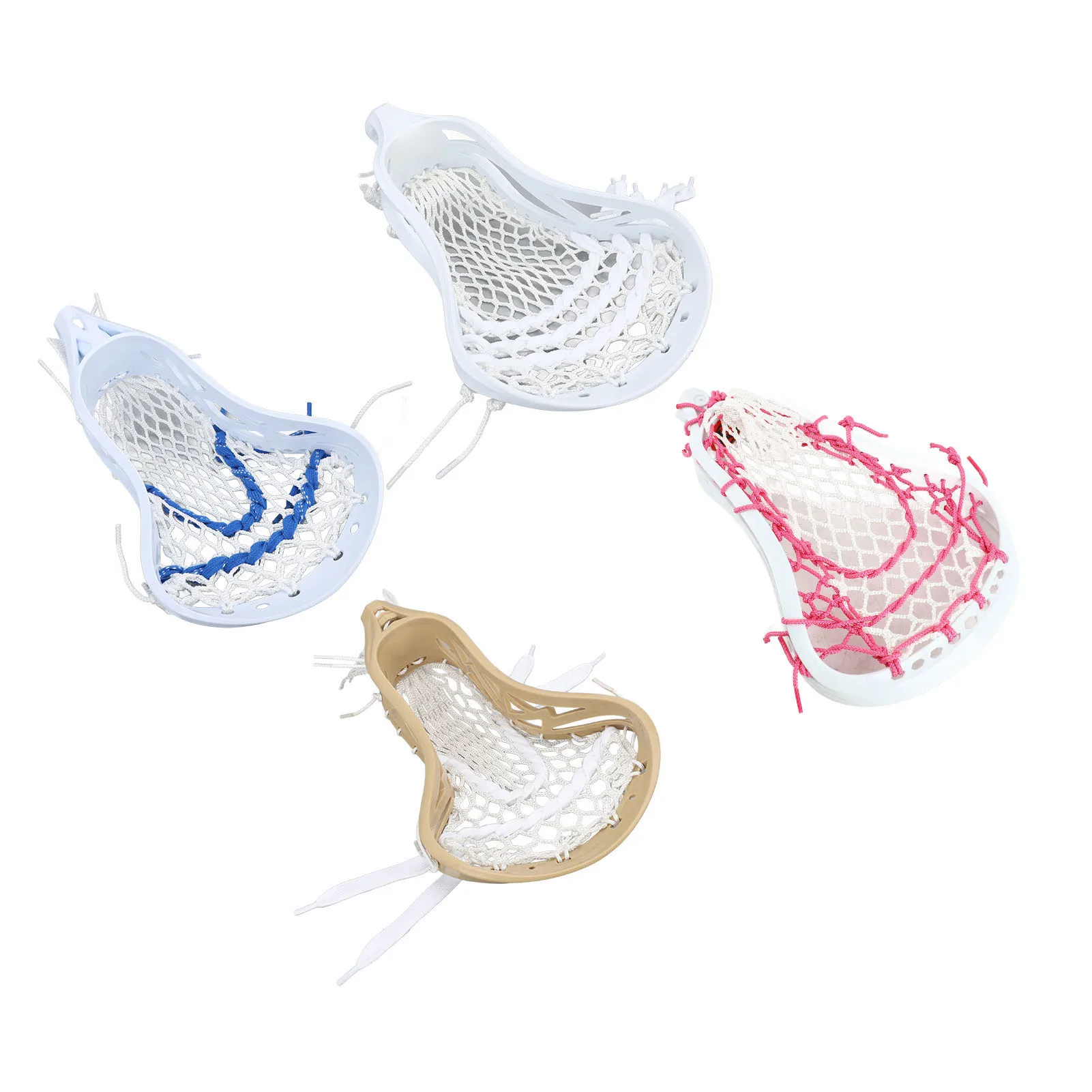 Head Head Mesh Strung Wear Proof Nylon Stick Heads for Training Competition Nylon Stick