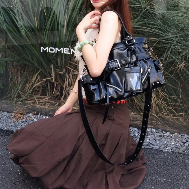 Top Quality Luxury Brand Handbag And Purse Designer Soft Leather Shoulder Bag Black Totes Women Fashion Underarm Tote Bags