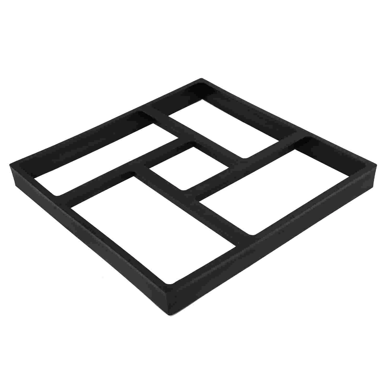 Plastic Reusable Path Maker Diy Pavement Mold Concrete Die Floor Tile Mould Paving Mould Garden Supplies Decorative Pebbles