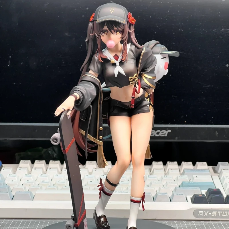 アニメ原神インパクト胡タオ置物流行の服スケートボード胡タオ