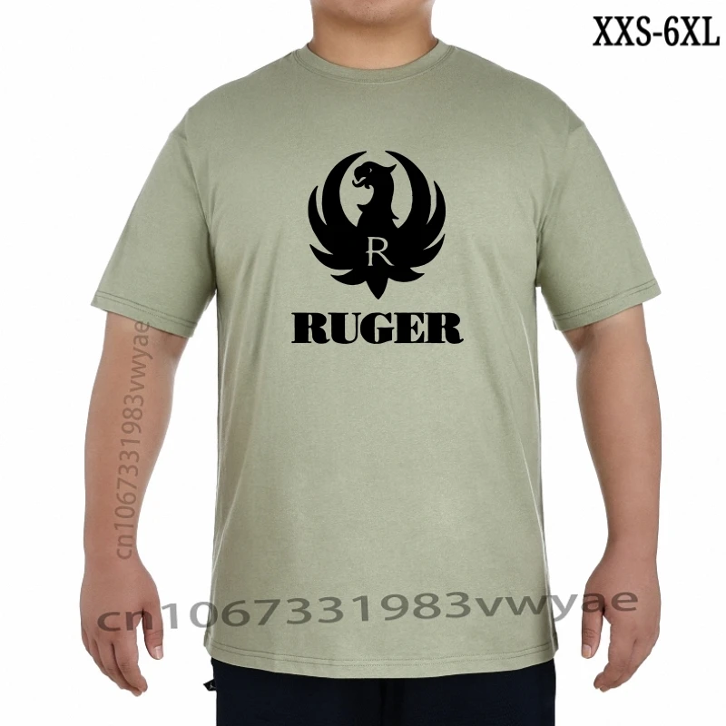 Ruger Black Logo T Shirt 2nd Amendment Pro Gun Rights Rifle Firearms