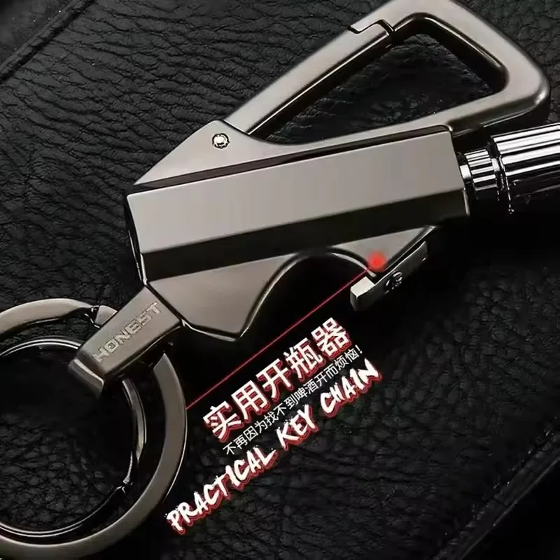 2025 Multifunctional Kerosene Lighter Keychain Beer Bottle Opener Outdoor Portable Igniter Smoking Accessories Gadgets Men Gift 5