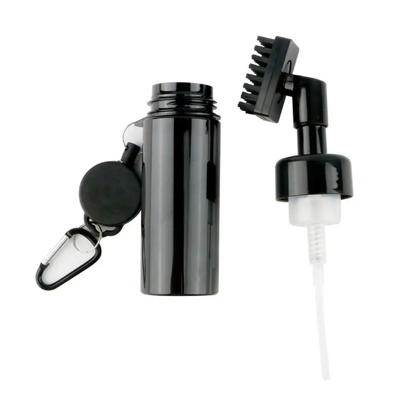 Golf Clubs Cleaning Brush Portable Golf Club Groove Brush With Push Type Water Bottle Water Brush Golf Swing Groove Cleaner 5