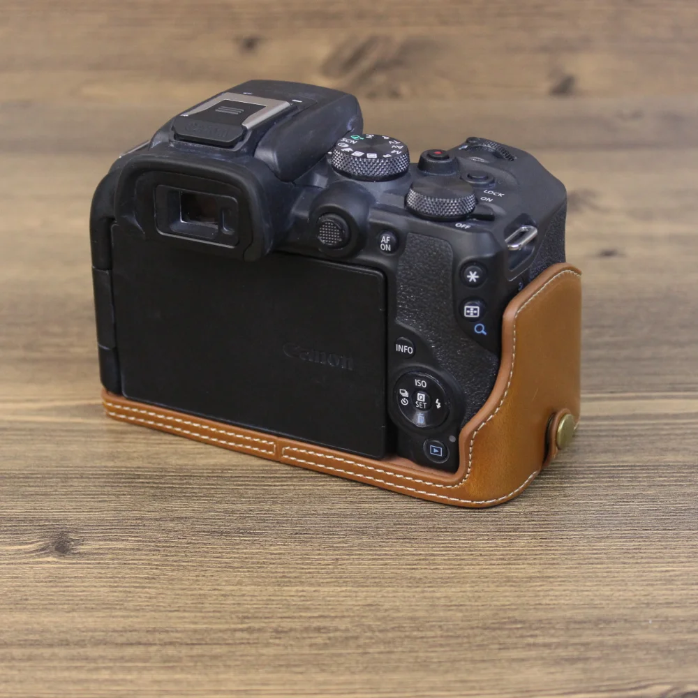 PU Leather Case for Canon EOS R10 R7 R5 R5ii Mark 2 R6II RP