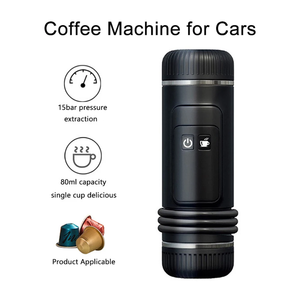 Mini Portable Car Espresso Coffee Machine For Espresso Coffee Capsule Espresso Coffee Maker For
