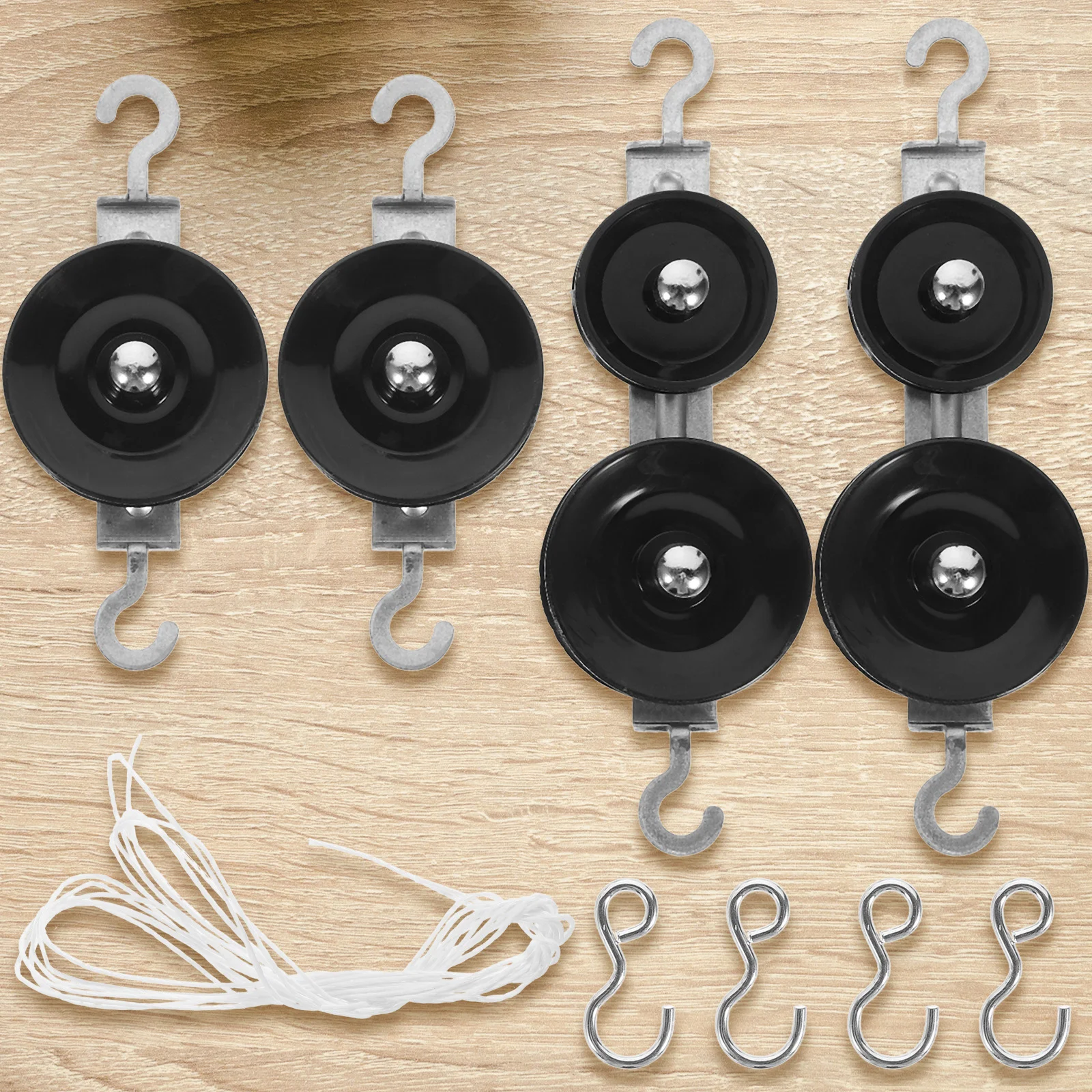Pulley Experimental Equipment Physics Teacher Supplies Educational for Science Project Teaching Tool Physical Mechanics Hooks 5