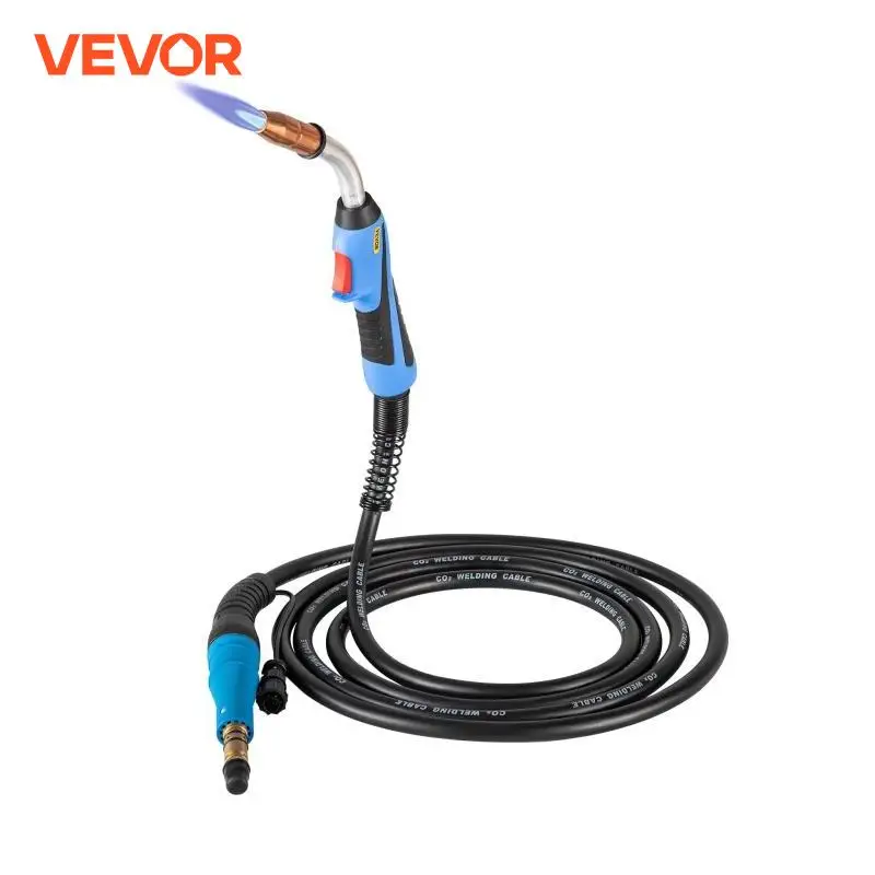 VEVOR 24KD Miller 250A MIG Torch MAG Welding Gun Professional 4.6M Cable Air-Cooled Gas Burner Torch for MIG Welding Machine welding gas torch