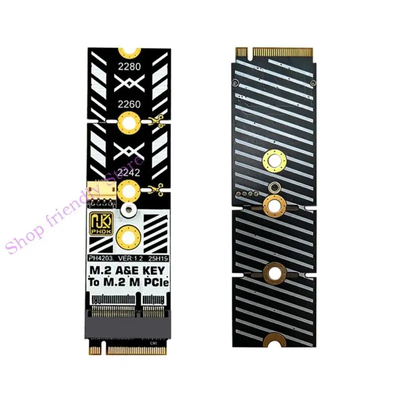 2280 2260 2242용 M.2 무선 네트워킹 카드 NVME SSD 인터페이스 어댑터