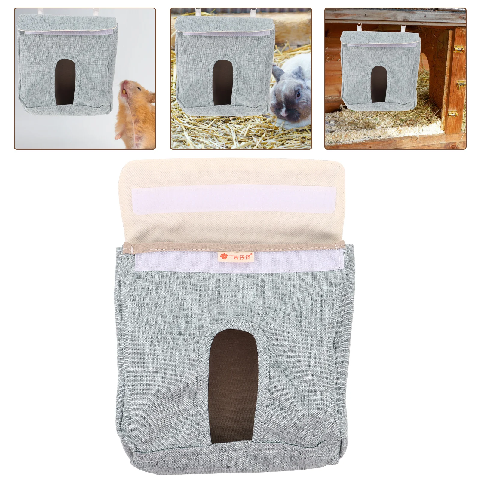 

Feeder Bag Rabbit Pet Feeder Rabbit Feeder Hanging Treat Toy Rabbit Feed Dispenser Hanging Bag