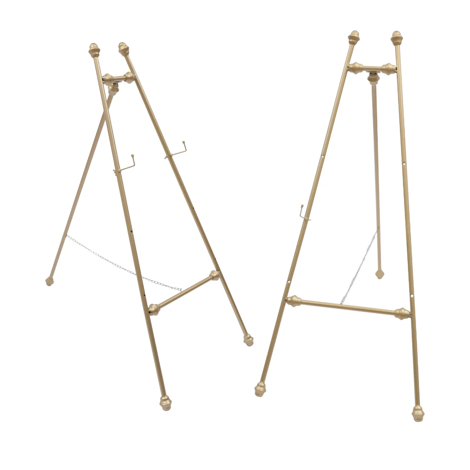 Metal Portable Floor Easel Stand for Weddings