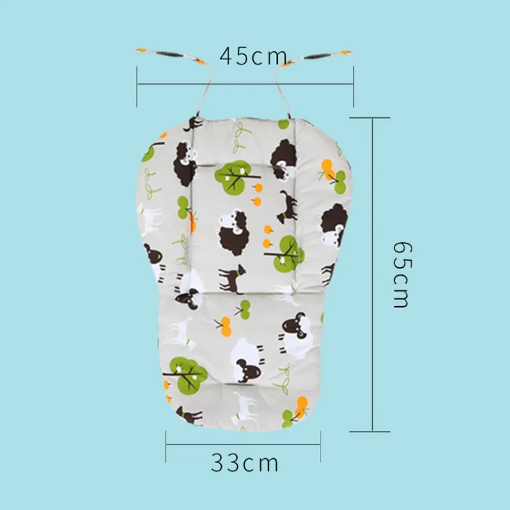 Cotton Baby Stroller Cushion Pad Booster Seat Highchair Accessory