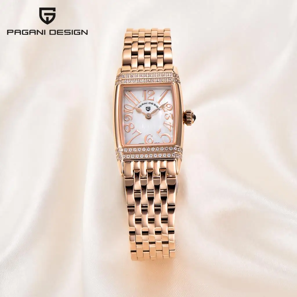 2022 NEW PAGANI DESIGN Women's Quartz Watch Luxury Fashion Sapphire Stainless Steel Waterproof Clock Bracelet Relogio Feminino
