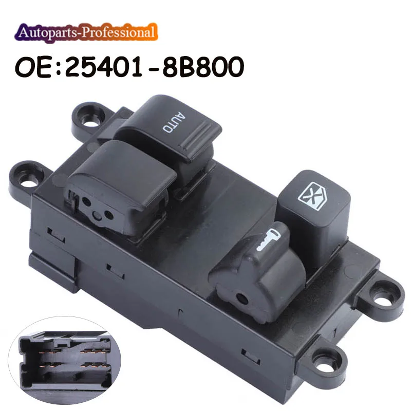 Auto Auto Accessorie Master Interruttore Alzacristallo Elettrico 254018 B800 Muslimper Nissan 200Sx 1997-1999 Frontier 1998-2004