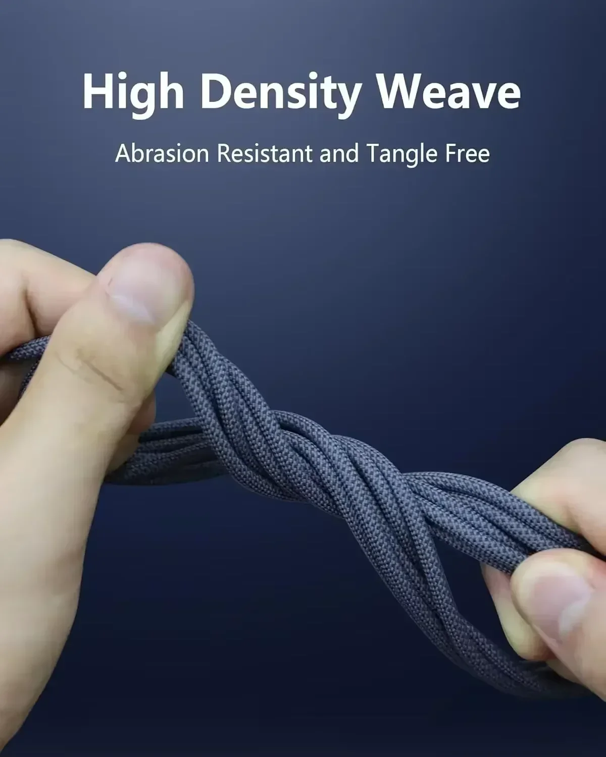High-Power 140W USB-C Fast-Charging Cable - 2M Durable Braided Magnetic Cord